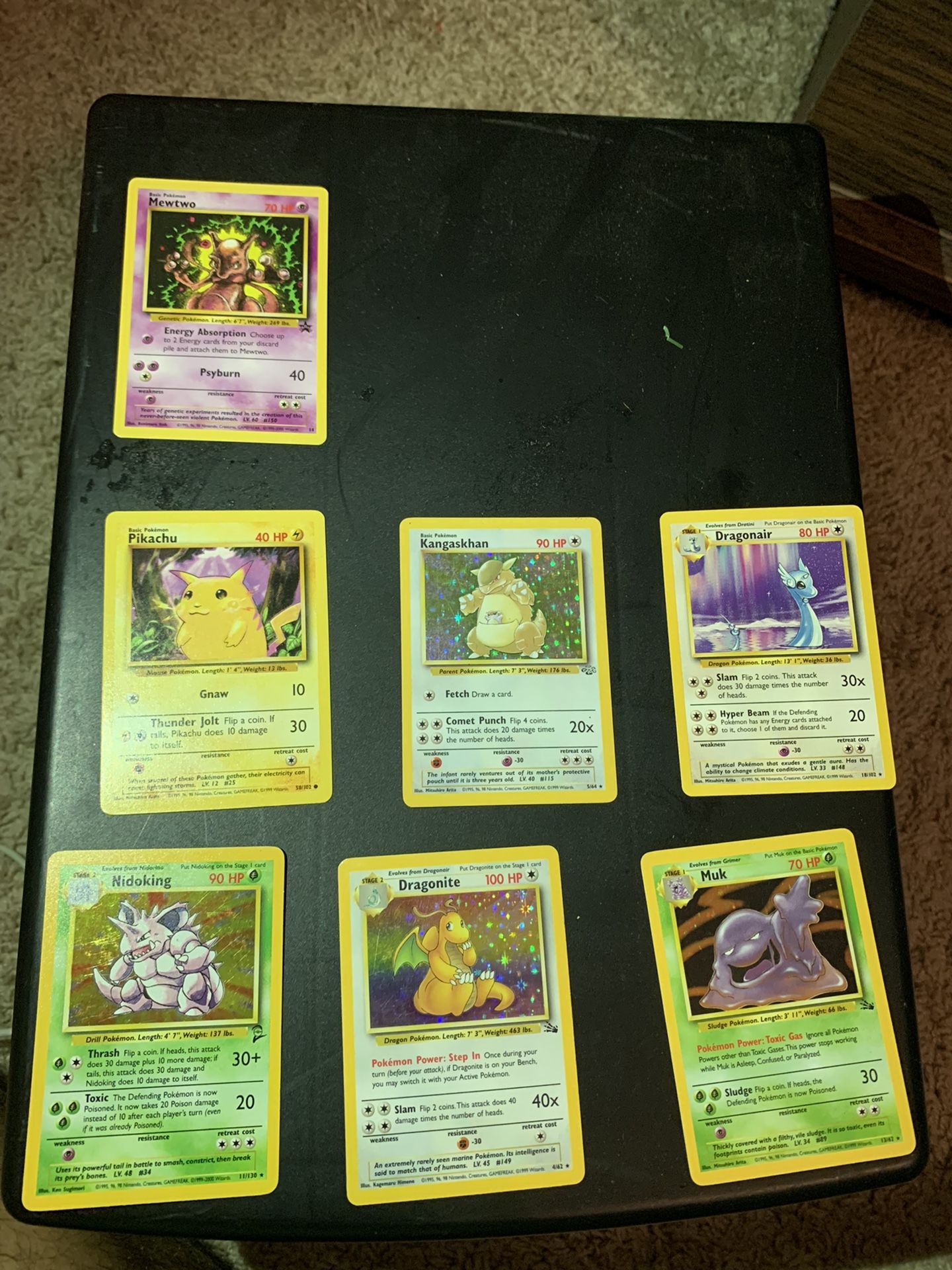 1999 Pokémon cards. A Few Doubles I Have. $250