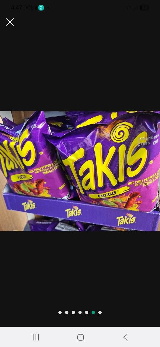 TAKIS!!! LOTS OF TAKIS!!! 60 BAGS!