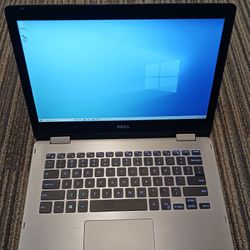 Dell Touchscreen 14" 2 in 1 Laptop/Tablet  Intel Core i5 CPU 16 GB RAM 256 GB SSD 1080P LCD Webcam HDMI Wi-Fi Bluetooth USB C Port Windows 10