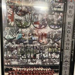 New England 1985 AFC CHAMPIONS  Alot of Signatures Frim Players