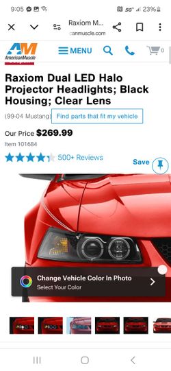 99-2004 Mustang Projector Headlights 