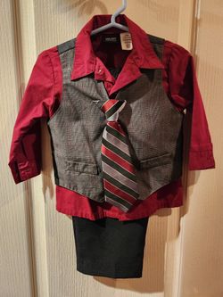 Boys 3 Piece Outfit With Tie