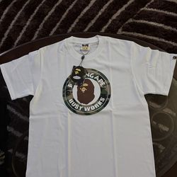 Bape t shirt “busy works”