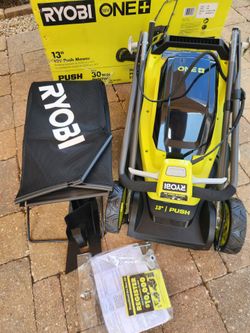Ryobi ONE+ 18V 13 in. Cordless Battery Walk Behind Push Lawn Mower (Tool Only)