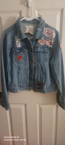 Women's denim jacket size 1xl