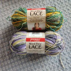 Wool-Free Lace Premier Yarn 🧶