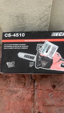 ECHO GAS-POWERED CHAINSAW 18  CS-4510