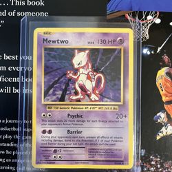 mewtwo pokemon card 51 108 51/108 Mewtwo Holo Stamped Played