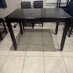 Counter Height Table — Solid Wood