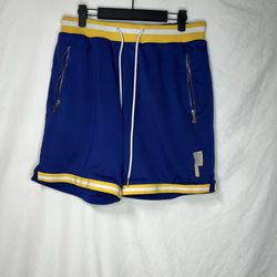 Lamb Chops Butcher Knife Mesh Shorts Mens Medium Blue