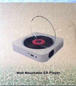 Wall Mountable CD Player with Remote Control New in Box