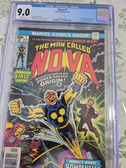 Marvel Comics Nova #1 (1976) CGC 9.0 White Pages 1st Nova