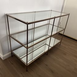 Gold/Glass Console Table 