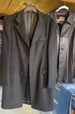 2 men’s leather jacket and one coat for $100