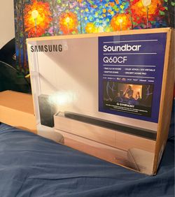 Samsung Dolby Atmos Home Theater 3.1.2 Soundbar {HW-Q60CF} - Wireless Sub, Adaptive Audio, Game Mode