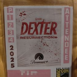2025 SDCC ComicCon Badge All Days With Preview Night