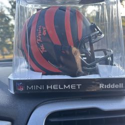 Signed Tee Higgins Mini Helmet