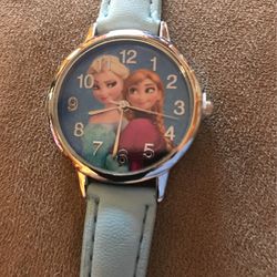 Elsa And Anna Frozen Watch With Mask