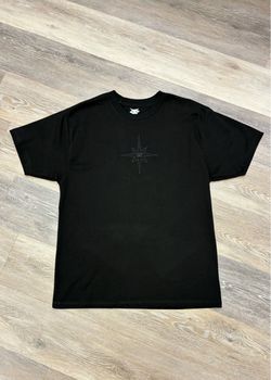 “Digital Eclipse” Black Oversized Graphic Tee