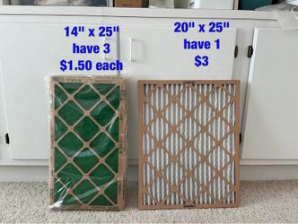 Furnace   filters   (NEW)  -  $3  each
