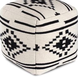 2 Square Pouf Ottomans