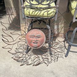 Wrought Iron Sun - Outdoor