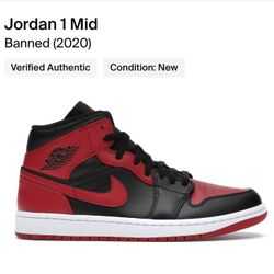 Air Jordan 1 Mid Banned 