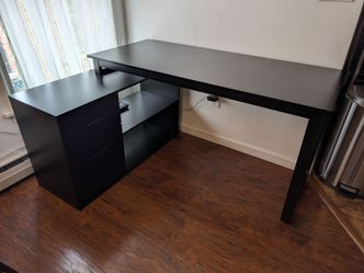 L-shaped desk
