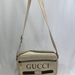 Gucci Print Leather Messenger Bag w/ Dust Bag & COA for Sale West CA OfferUp