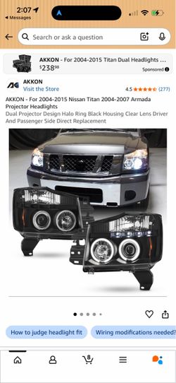 SPYDER - For 2004-2015 Nissan Titan 2004-2007 Armada Projector Headlights