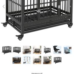 Heavy Duty Steel Dog Crate 