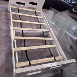 Twin Bed- In Great Condition! No Broken Parts Slats Included
