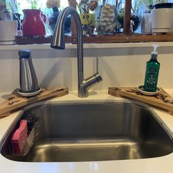 Corner Wooden Soap Holder 