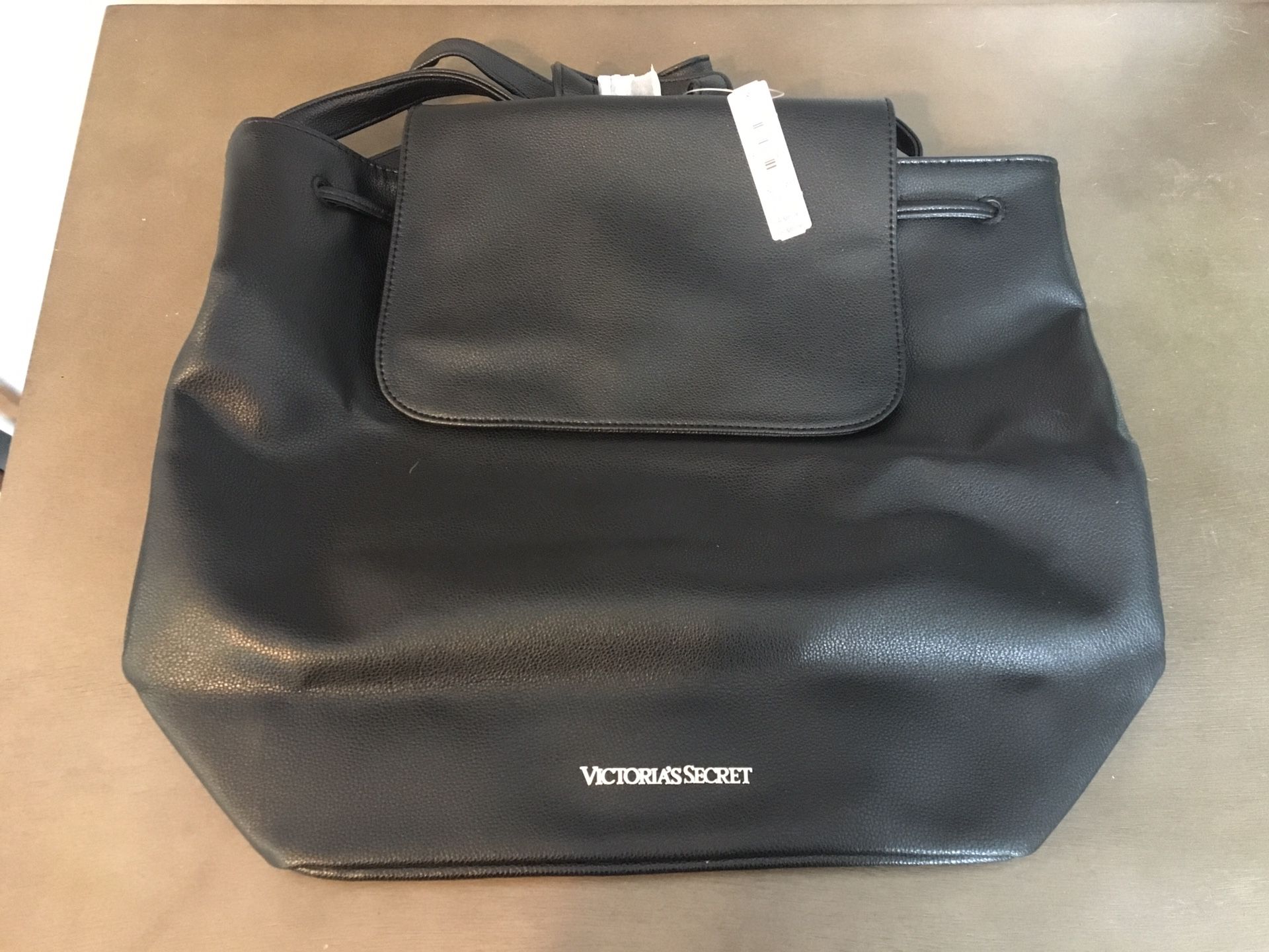 Victoria’s Secret black backpack purse bag worth $85