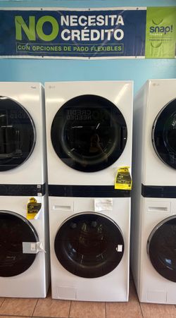 🌟 3/12 - 3/15 SALE 🌟 LG WashTower Laundry Center 4.5 Cu.Ft washer and 7.4 Cu.Ft. Gas Dryer WKG101HWA (Allergiene Wash, Sensor Dry)
