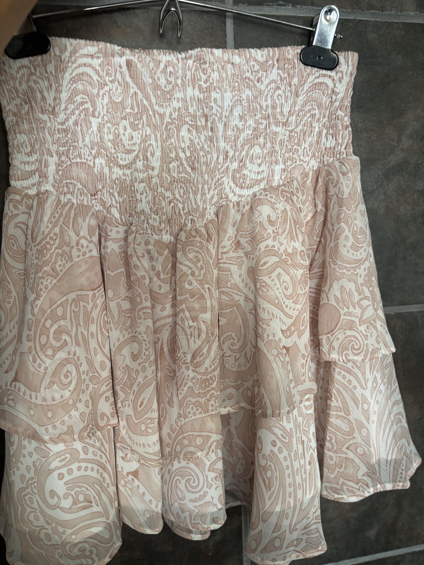 Express Paisley Skirt XS