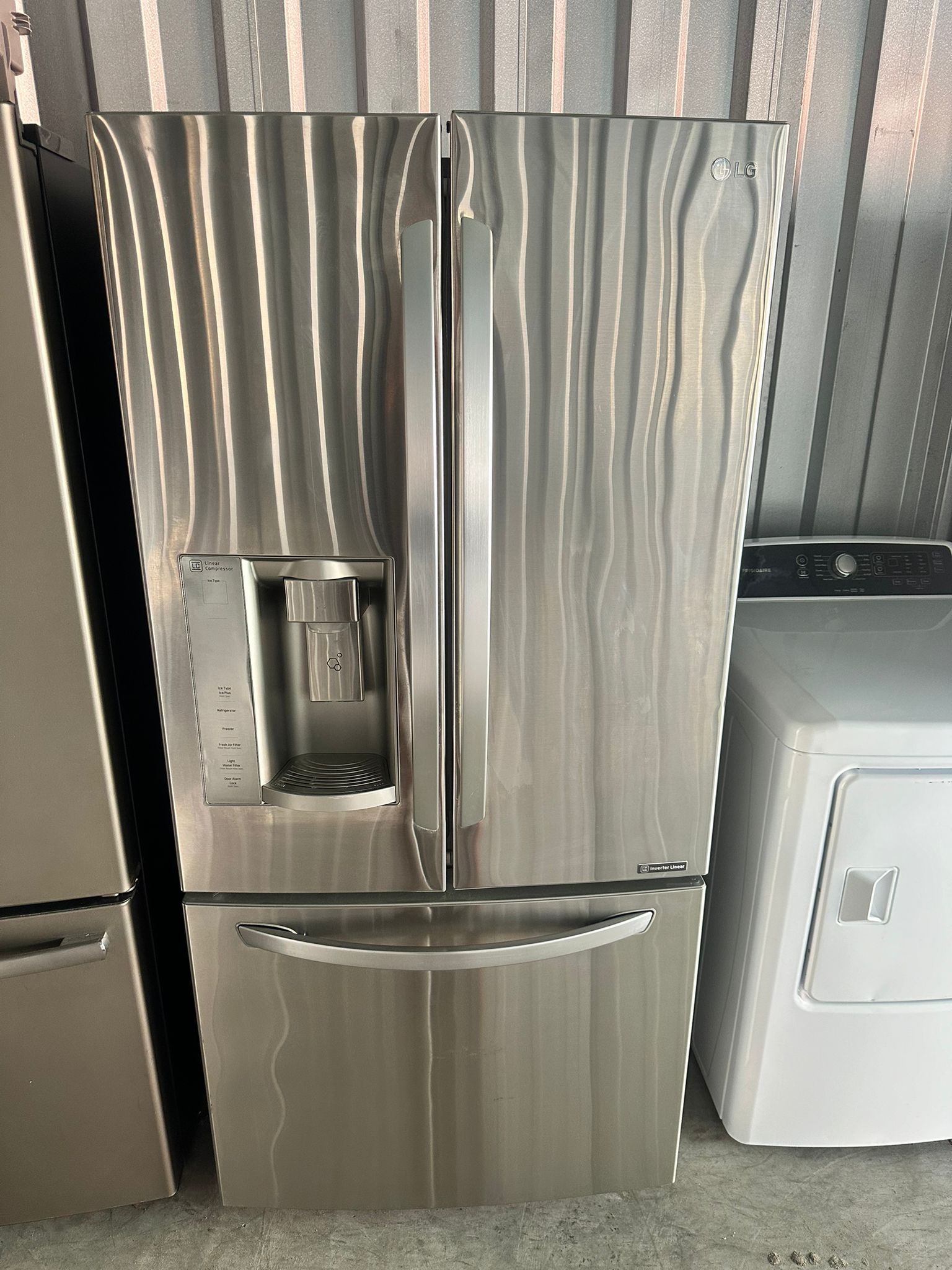 LG 33-wide refrigerator for sale with a 3-month warranty Price 780