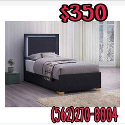 NEW  TWIN BED FRAME AND MATTRESS SET