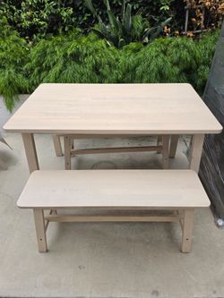 Table with bench