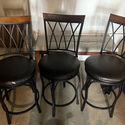 Swivel island/bar chairs
