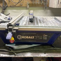 7” Kobalt Tile Saw