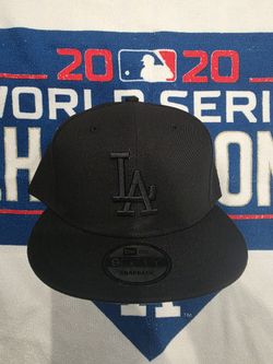 Los Angeles Dodgers All Black New Era Snapback