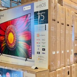 75 Tv $55 Down On Finacing Free Delivery 6 Month Warranty.  75 Lg Tv Smart 4k HDTV 