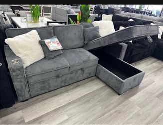 Corduroy couch new in box / usb
