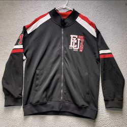 Ecko Unltd Jacket Mens 2XL Black Red White Full Zip