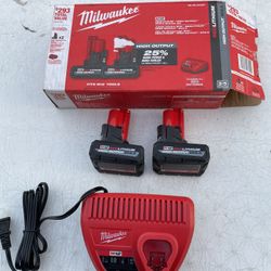 Milwaukee Two New 5.0 High Imput Batteries 