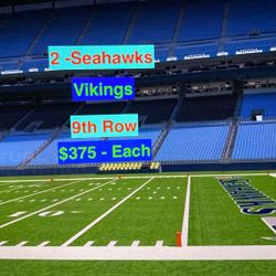 Seahawks Vikings Tickets
