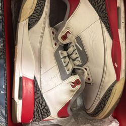 Jordan 3 fire reds 