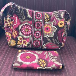 Red & Tan   Vera Bradley   Bag and Wallet
