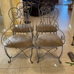 Wrought Iron Dining Room Chairs 